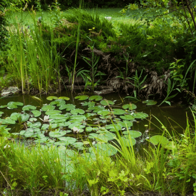Pond Plant as edging